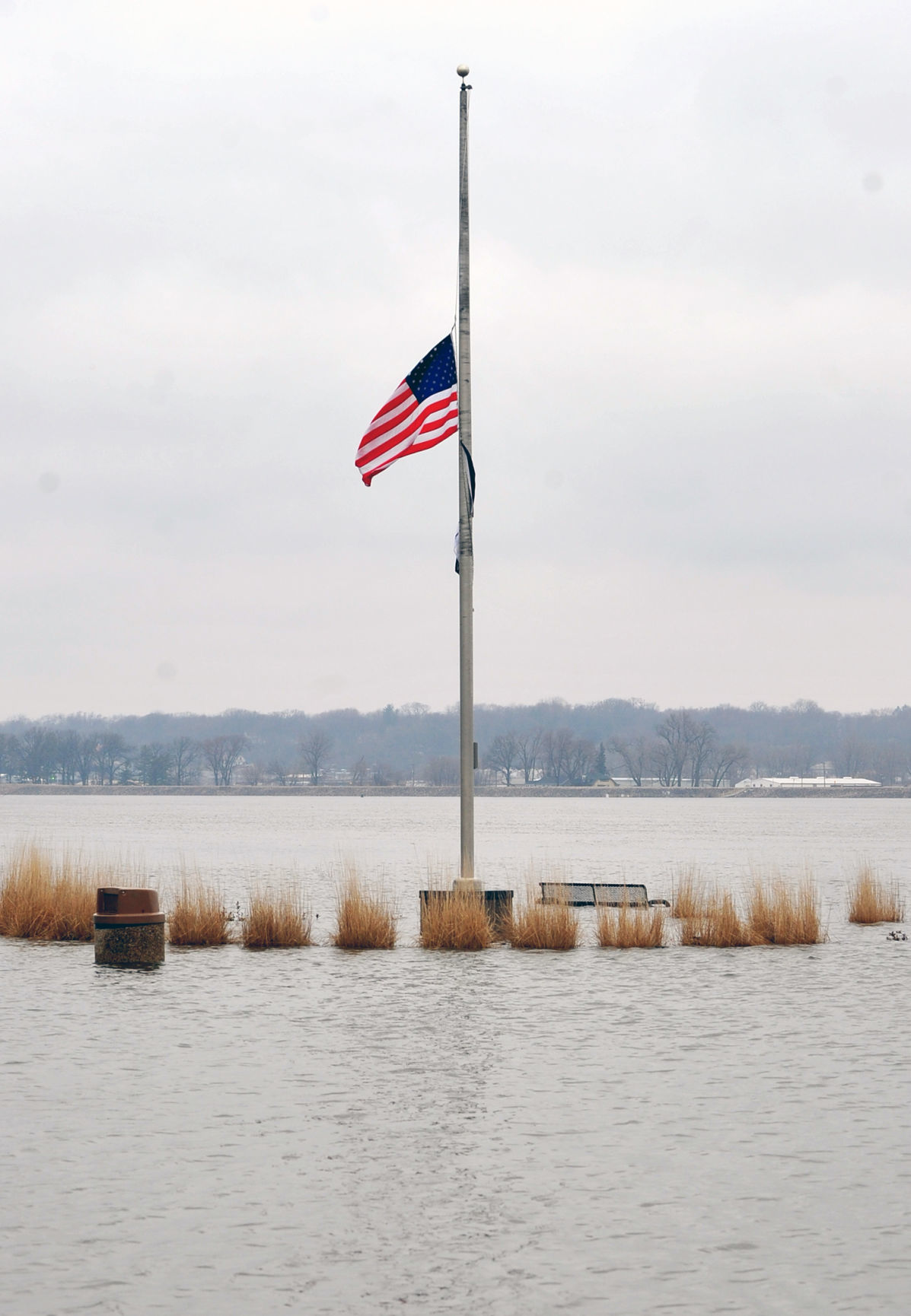 Flooding in the Illinois Quad-Cities area.